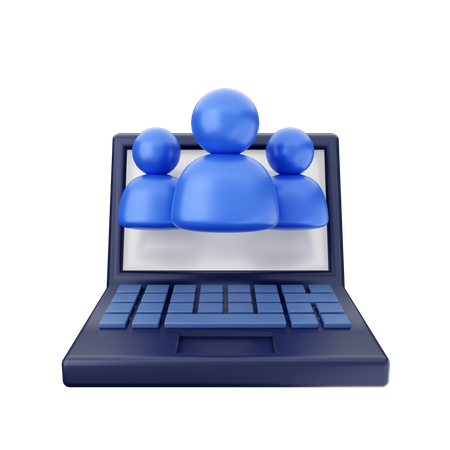 Grupo on-line  3D Icon