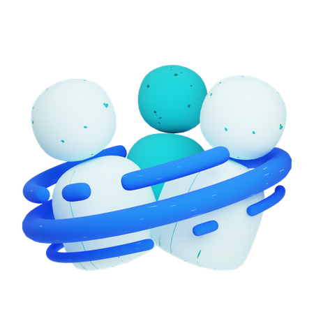 Gruppe  3D Icon