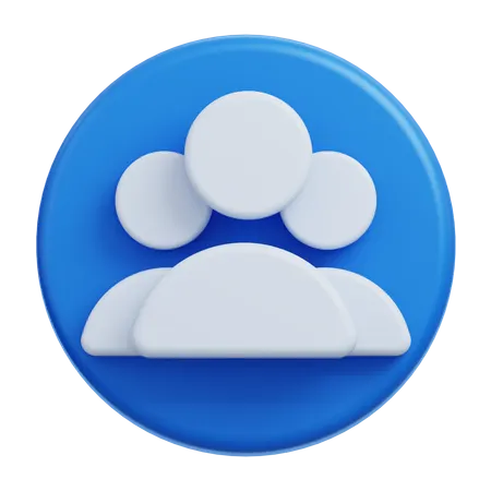 Gruppe  3D Icon