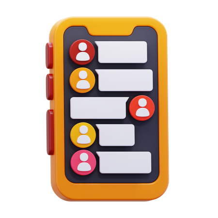 Gruppenchat  3D Icon