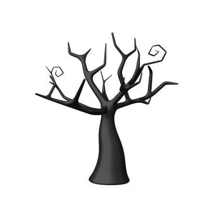 Gruseliger Baum  3D Icon