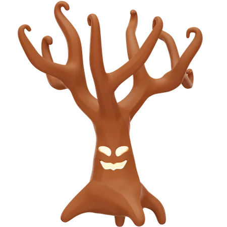 Gruseliger Baum  3D Icon