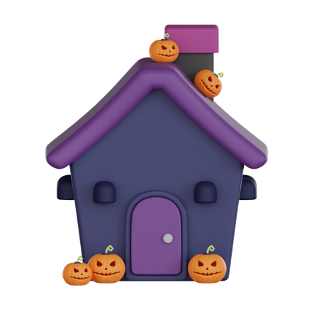 Gruseliges Haus  3D Icon