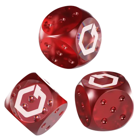 Gt Glass Dice Crypto  3D Icon