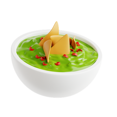 Guacamole  3D Icon