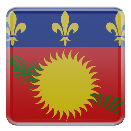 Guadeloupe Flag  3D Flag