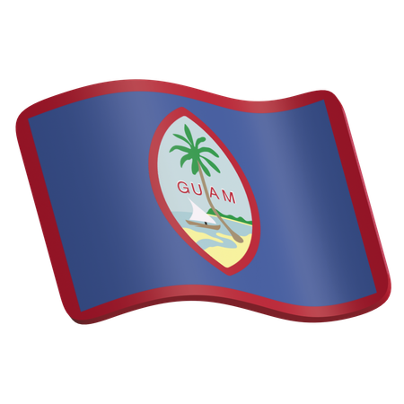 Guam  3D Icon