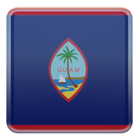 Guam Flag  3D Flag