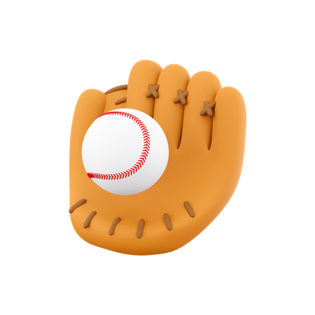 Guante de béisbol  3D Icon