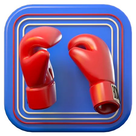 Guante de boxeo  3D Illustration