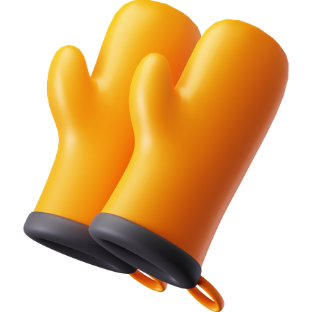 Guante de cocina  3D Icon