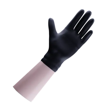 Guante de mano  3D Icon