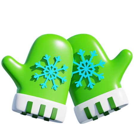 Guantes  3D Icon