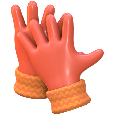 Guantes  3D Icon