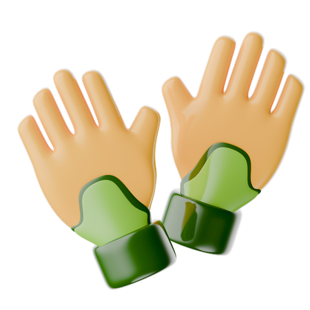 Guantes  3D Icon