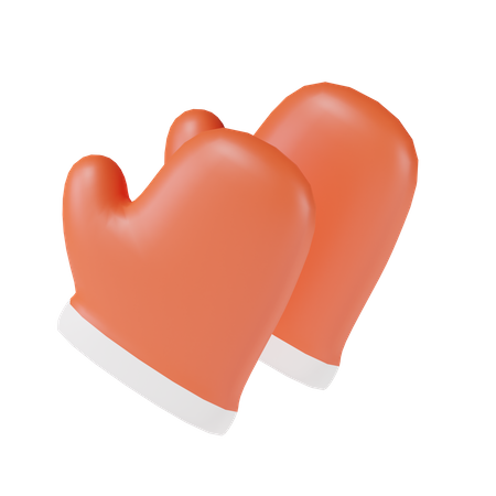 Guantes  3D Icon