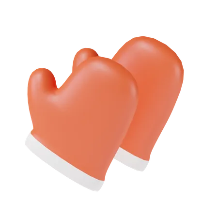 Guantes  3D Icon