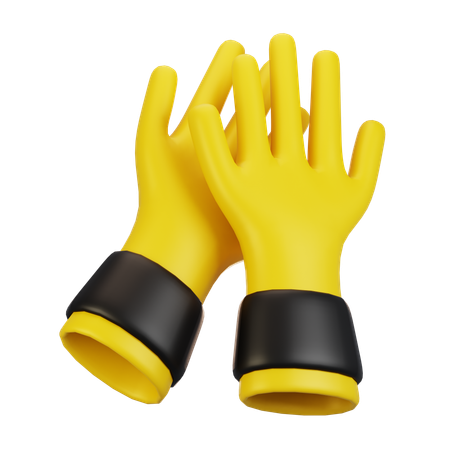 Guantes agrícolas  3D Icon