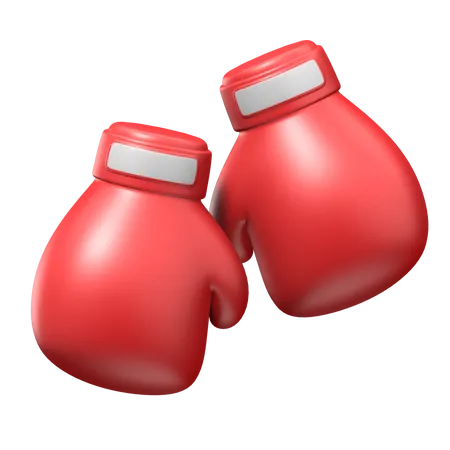 Guantes de boxeo  3D Illustration