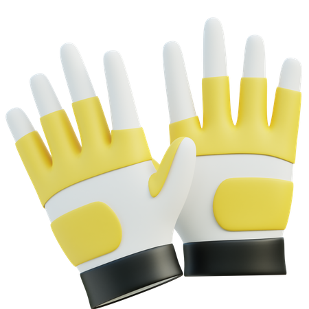 Guantes de golf  3D Icon