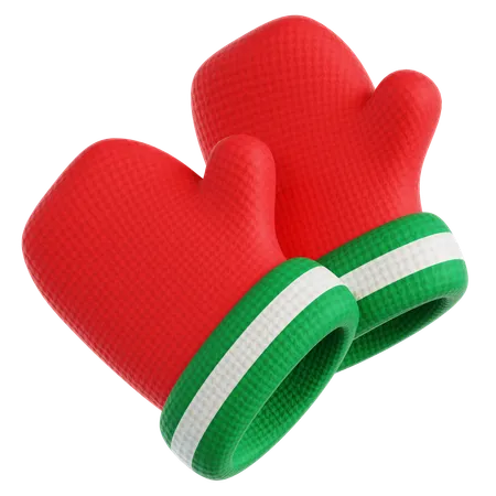 Guantes de invierno  3D Icon