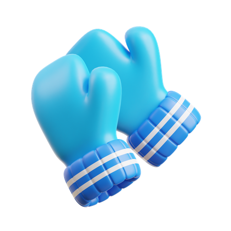 Guantes de invierno  3D Icon