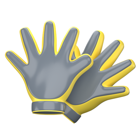 Guantes de jardin  3D Icon