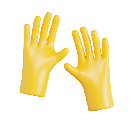 Guantes de jardin  3D Icon