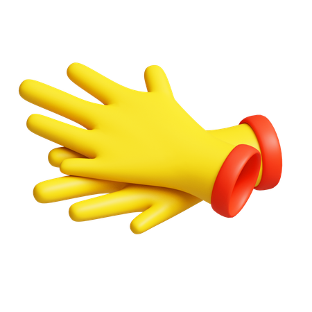 Guantes de jardin  3D Icon