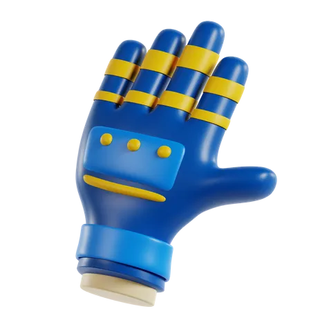 Controlador de guantes de juego  3D Icon