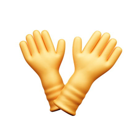 Guantes de la mano  3D Icon