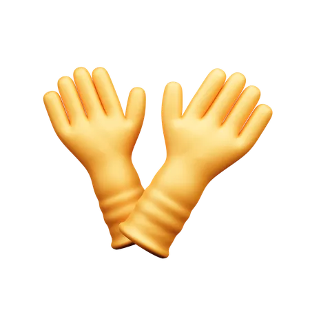 Guantes de la mano  3D Icon