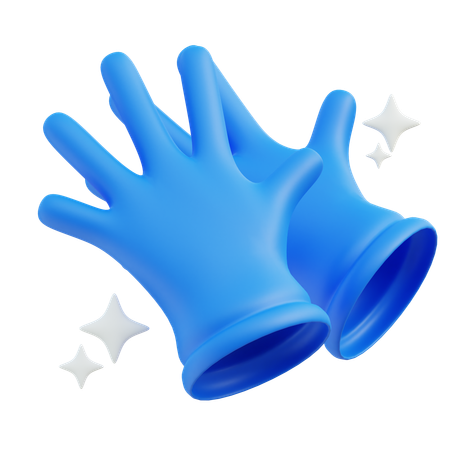 Guantes de la mano  3D Icon