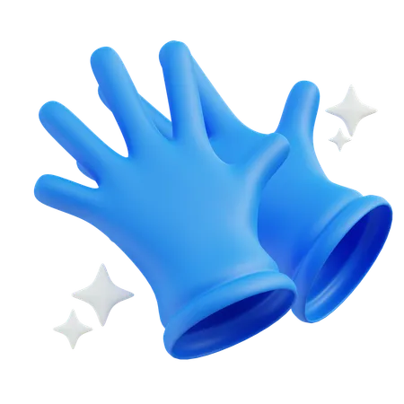 Guantes de la mano  3D Icon