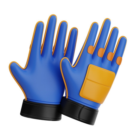 Guantes de la mano  3D Icon