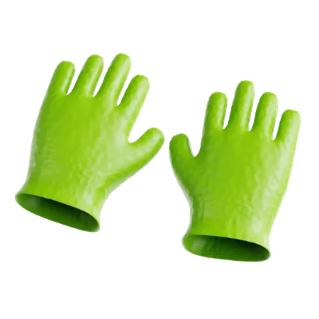 Guantes de la mano  3D Icon