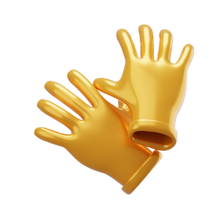 Guantes de la mano  3D Icon