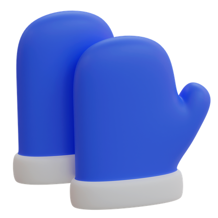 Guantes de la mano  3D Illustration