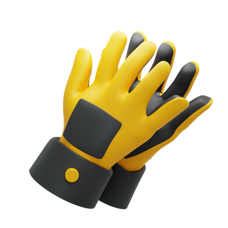 Guantes de la mano  3D Icon