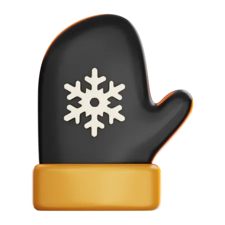 Guantes de navidad  3D Icon