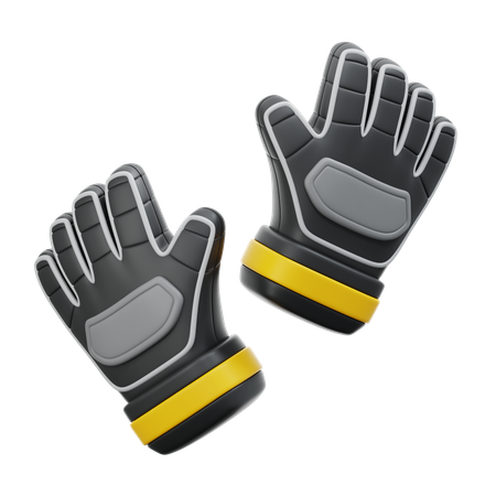 Guantes de portero  3D Icon