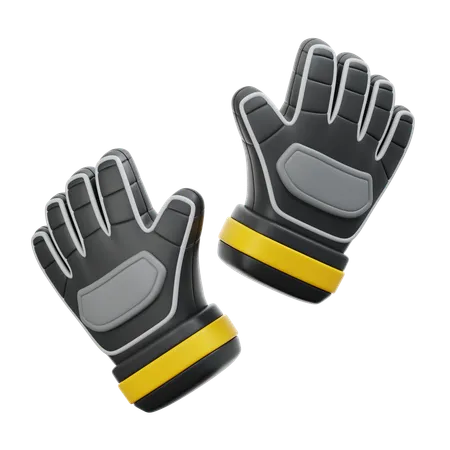 Guantes de portero  3D Icon