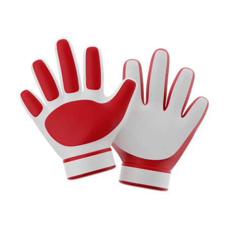 Guantes de portero  3D Icon