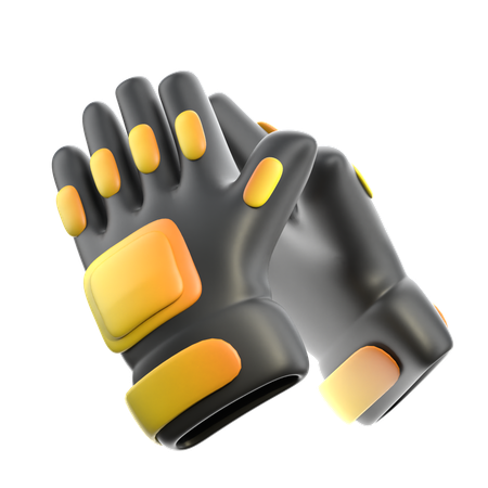 Guantes de portero  3D Icon