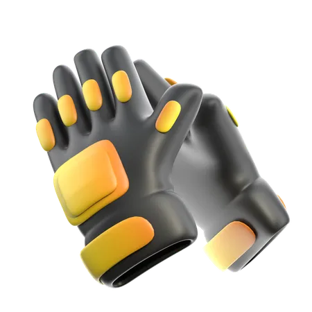 Guantes de portero  3D Icon