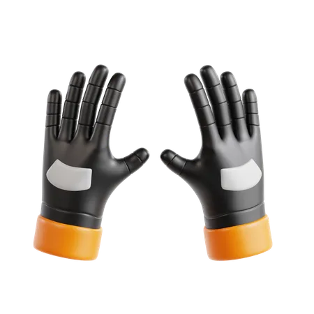 Guantes de portero  3D Icon