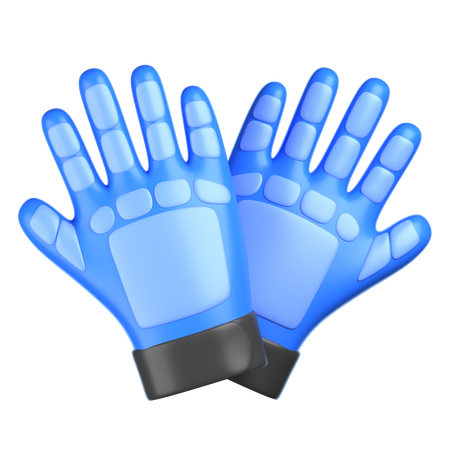 Guantes de portero  3D Icon