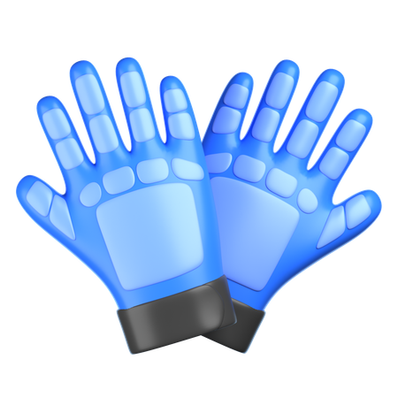 Guantes de portero  3D Icon