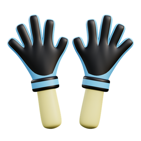 Guantes de portero  3D Icon