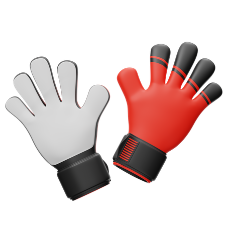 Guantes de portero  3D Icon